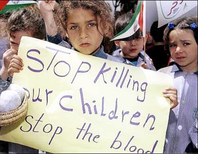 Iraqui children demonstrating for peace - A MorgueFile Free Photo by Ali10